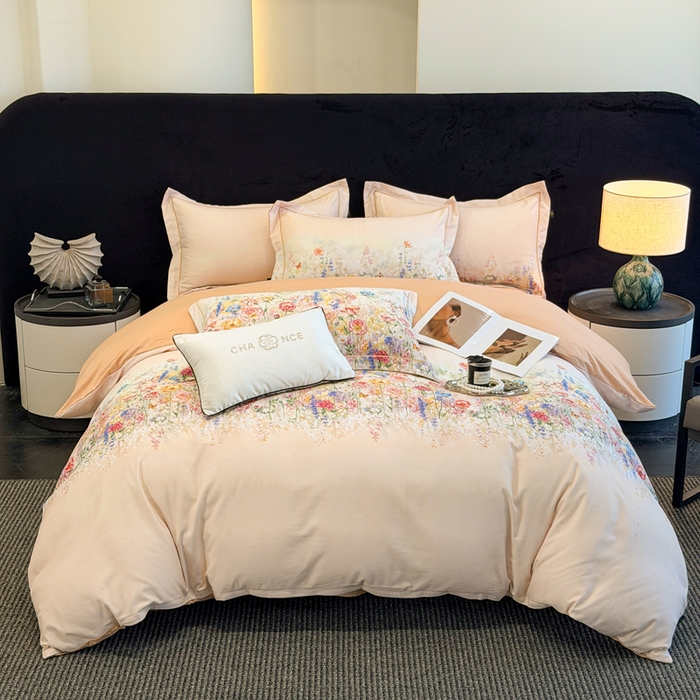 91家纺网 家纺一手货源 找家纺 棠颂家纺 2026新款全棉陶瓷磨毛数码印花四件套（控价不低于150元） 香径