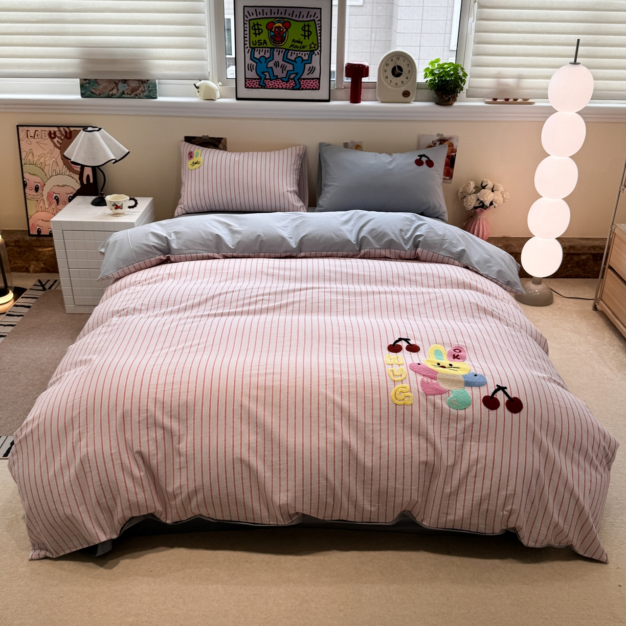 91家纺网 家纺一手货源 找家纺 （总）珺柔家纺 2026新款水洗棉毛巾绣四件套