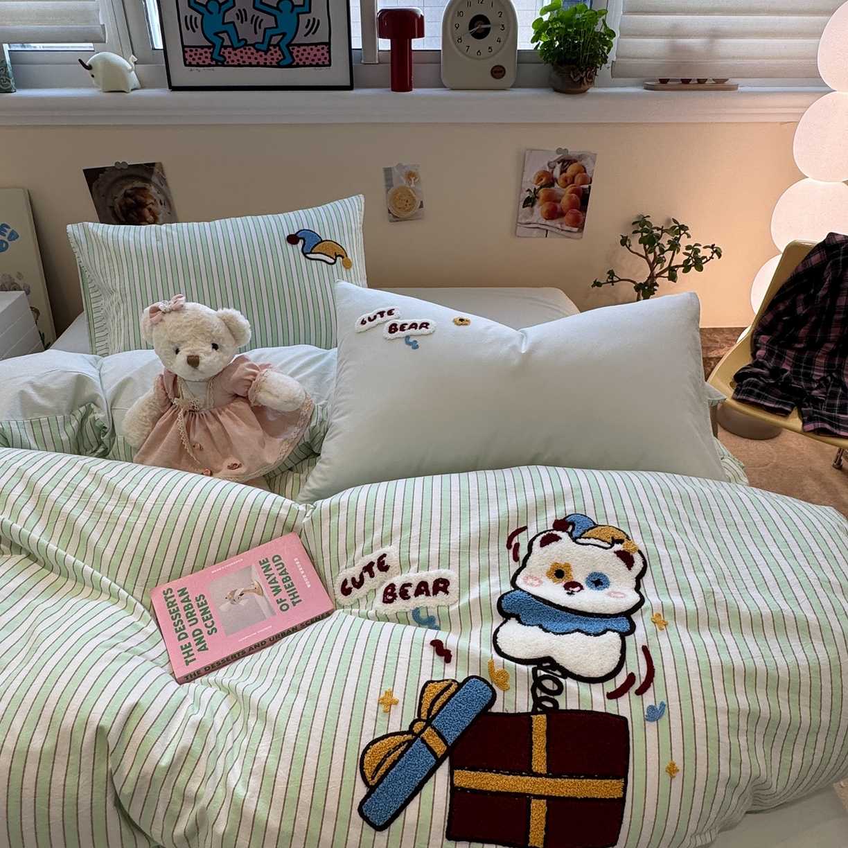 91家纺网 家纺一手货源 找家纺 珺柔家纺 2026新款水洗棉毛巾绣四件套 马戏小礼物