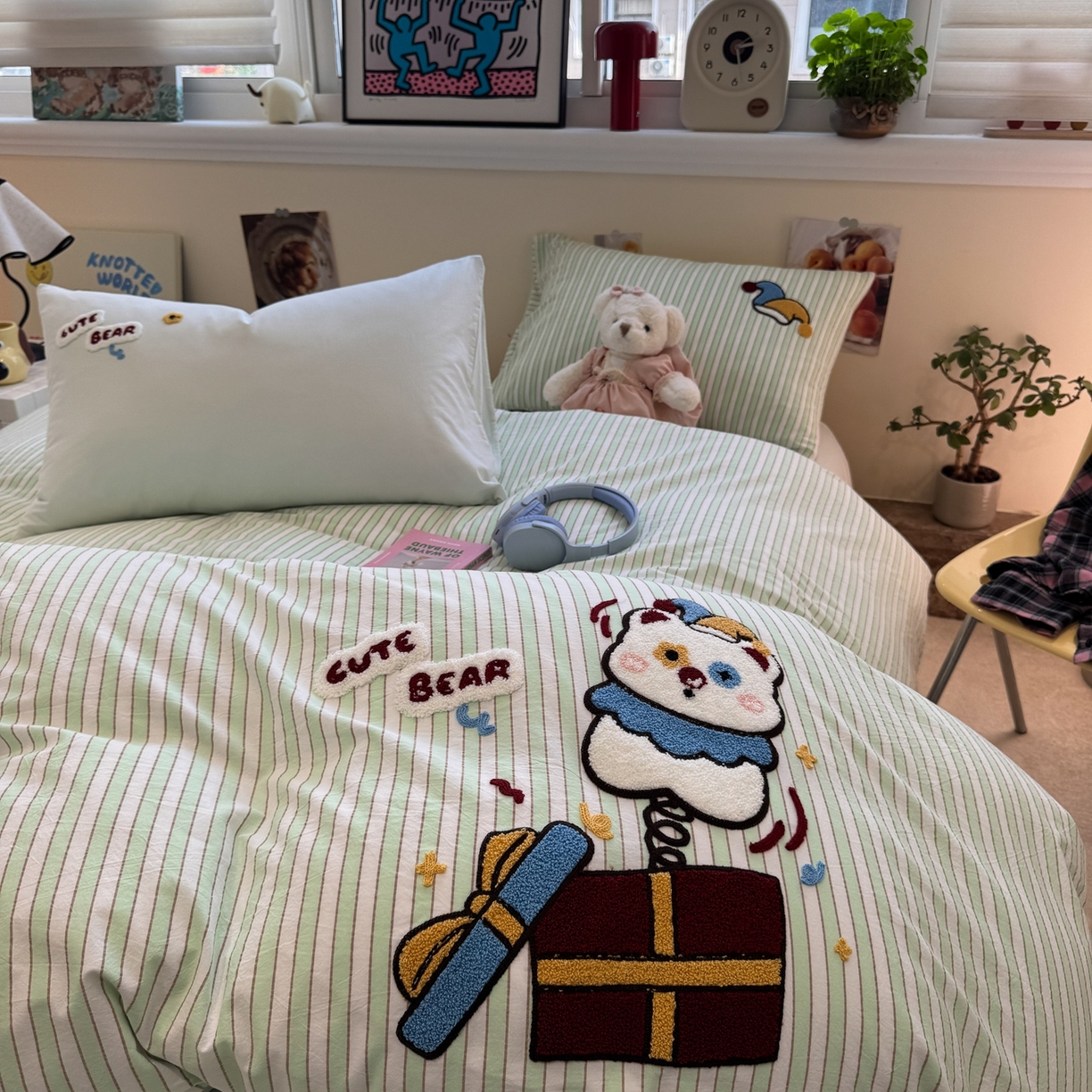 91家纺网 家纺一手货源 找家纺 珺柔家纺 2026新款水洗棉毛巾绣四件套 马戏小礼物