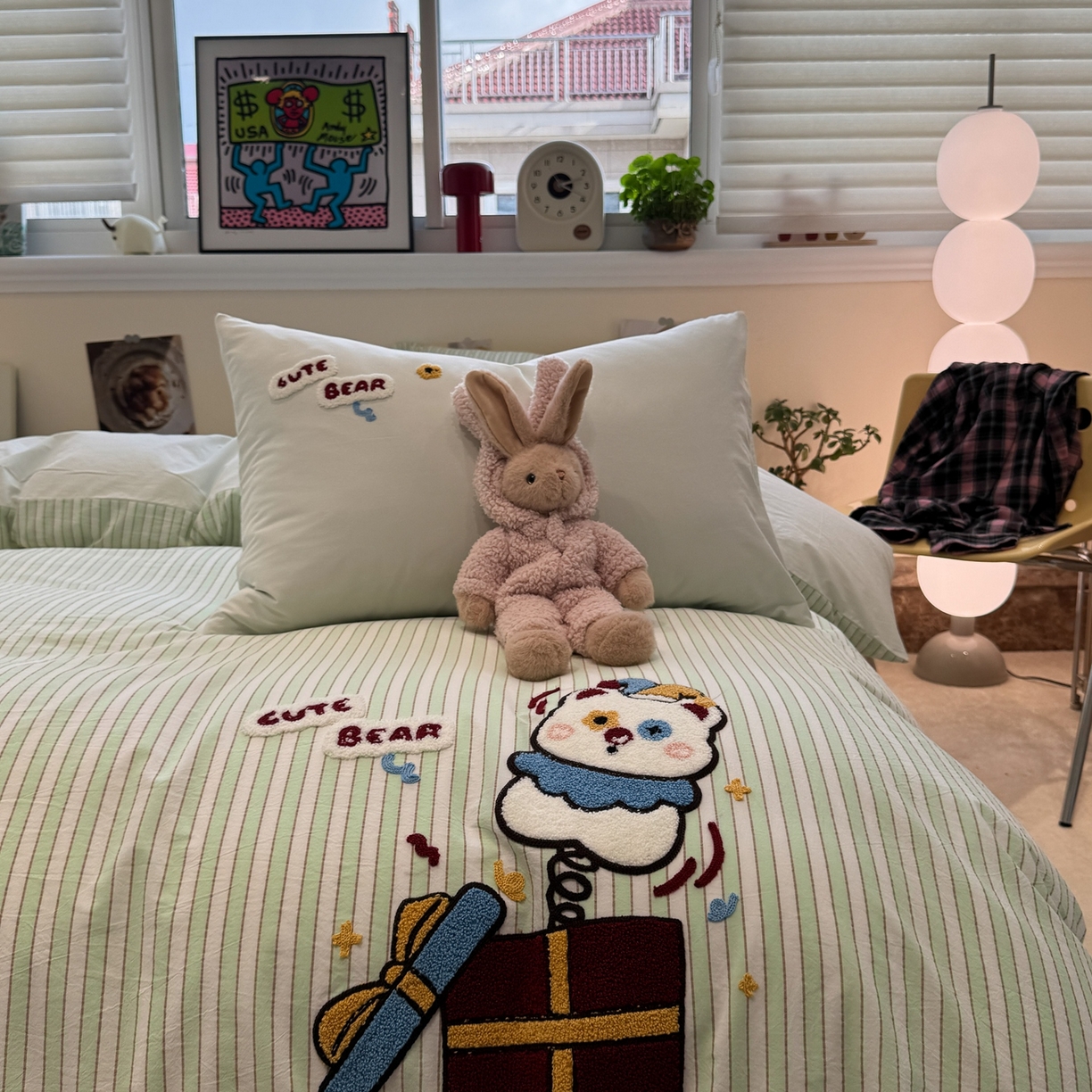 91家纺网 家纺一手货源 找家纺 珺柔家纺 2026新款水洗棉毛巾绣四件套 马戏小礼物