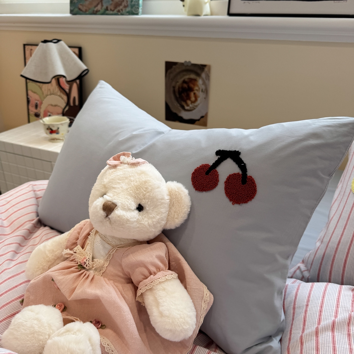 91家纺网 家纺一手货源 找家纺 珺柔家纺 2026新款水洗棉毛巾绣四件套 ok兔