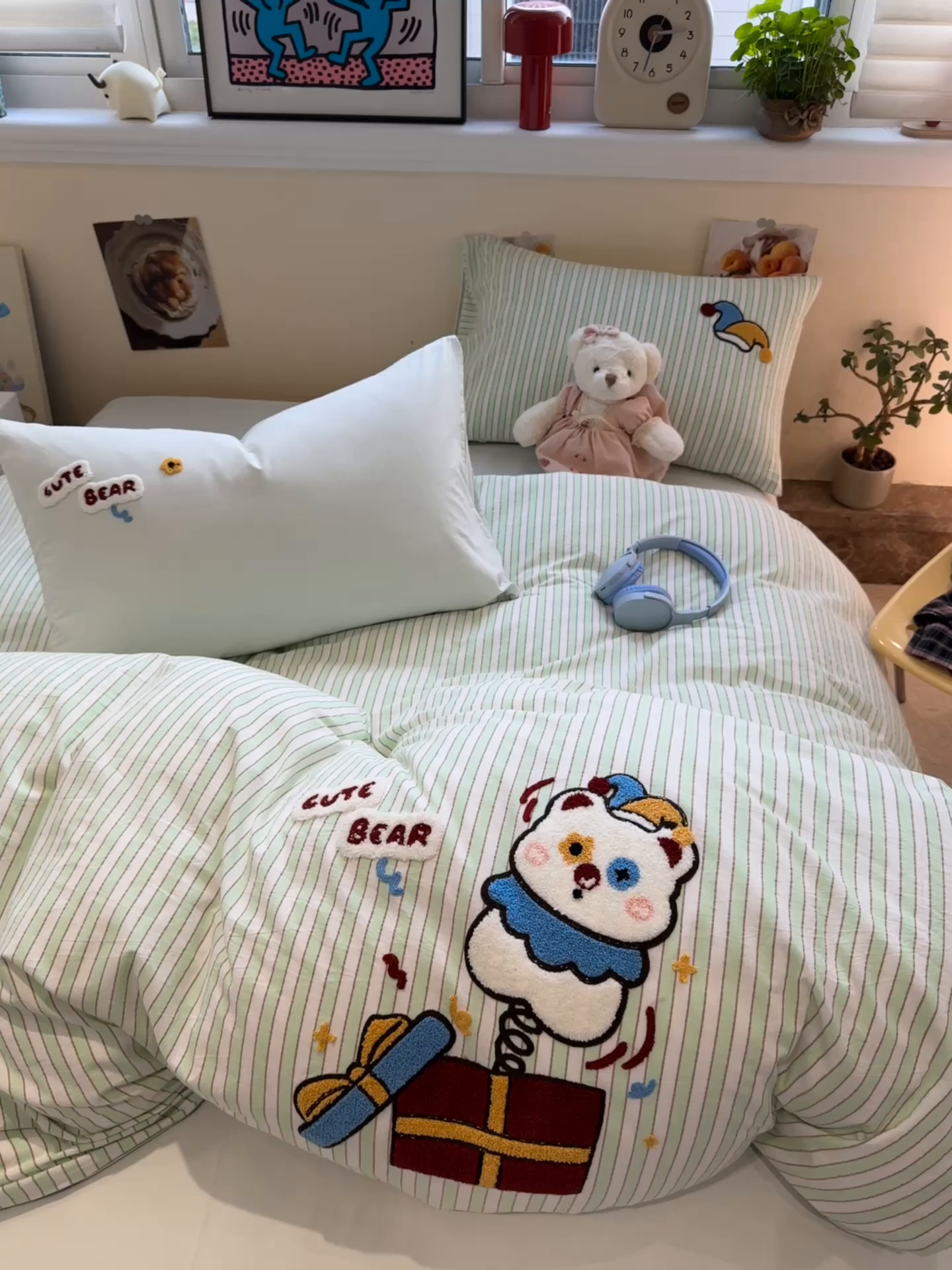 91家纺网 家纺一手货源 找家纺 珺柔家纺 2026新款水洗棉毛巾绣四件套 马戏小礼物