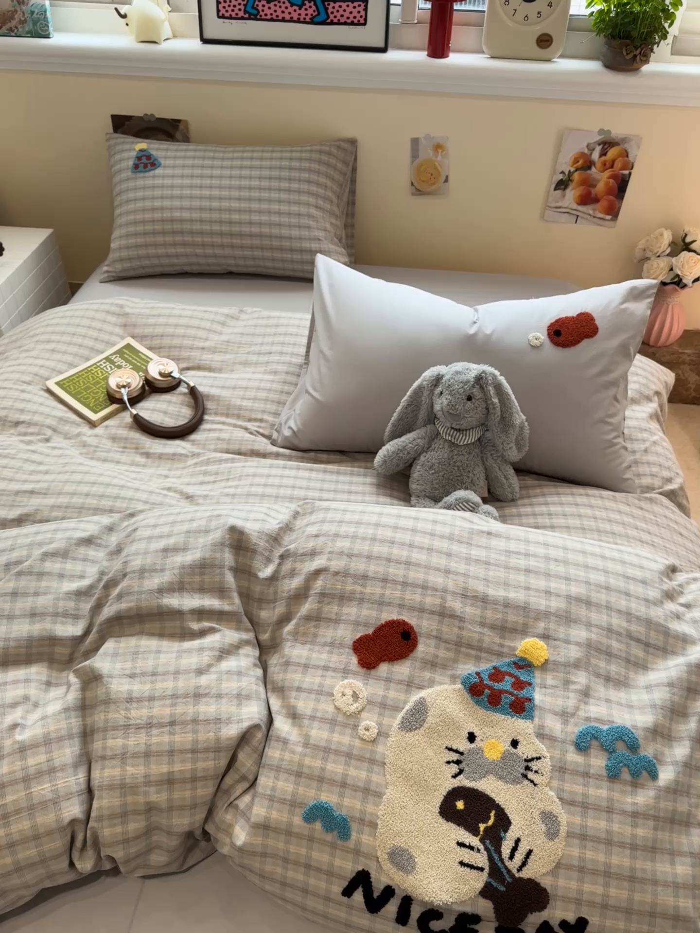 91家纺网 家纺一手货源 找家纺 珺柔家纺 2026新款水洗棉毛巾绣四件套 小海豹