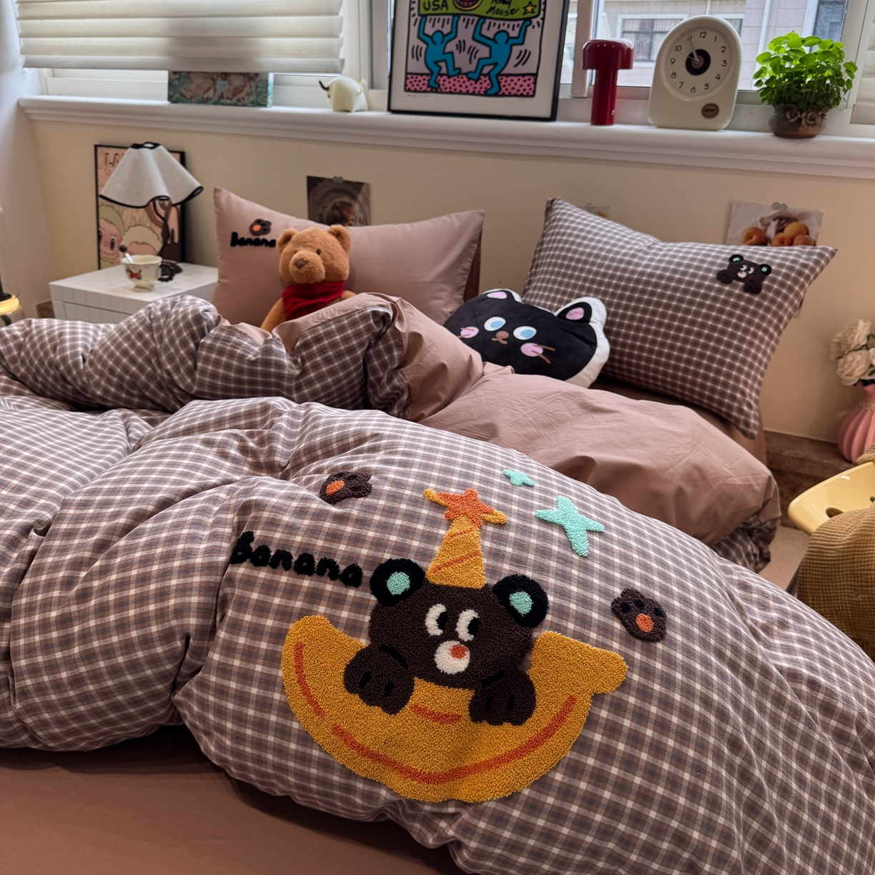 91家纺网 家纺一手货源 找家纺 （总）珺柔家纺 2026新款水洗棉毛巾绣四件套