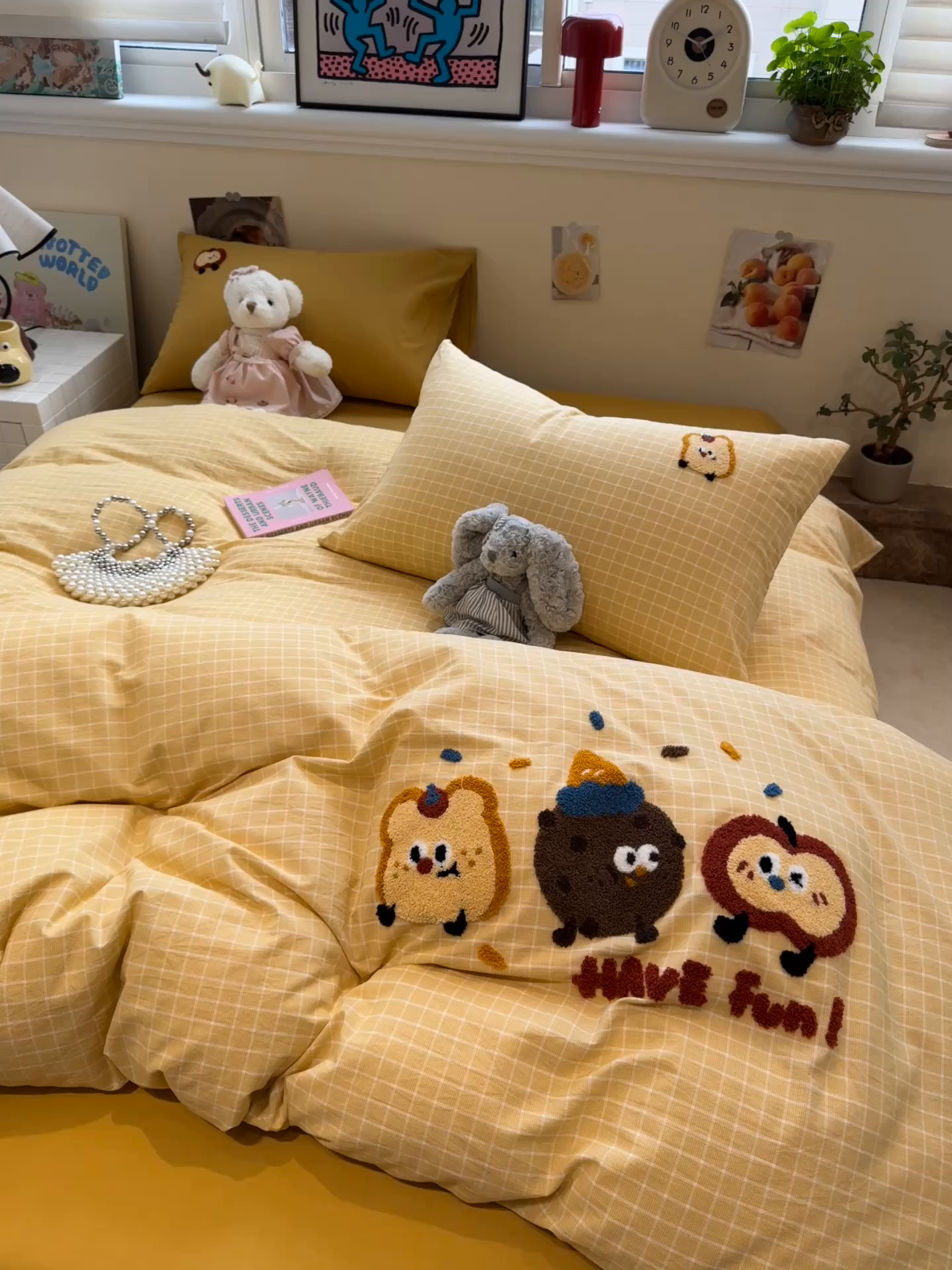 91家纺网 家纺一手货源 找家纺 珺柔家纺 2026新款水洗棉毛巾绣四件套 小曲奇