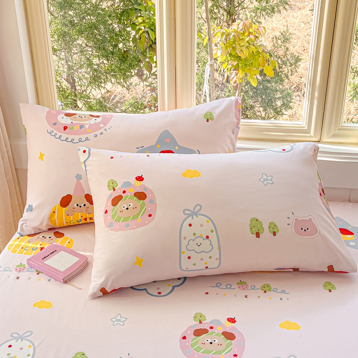 91家纺网 家纺一手货源 找家纺 （总）寻米 2026新款13070全棉纯棉印花单枕套枕套单件-风格二