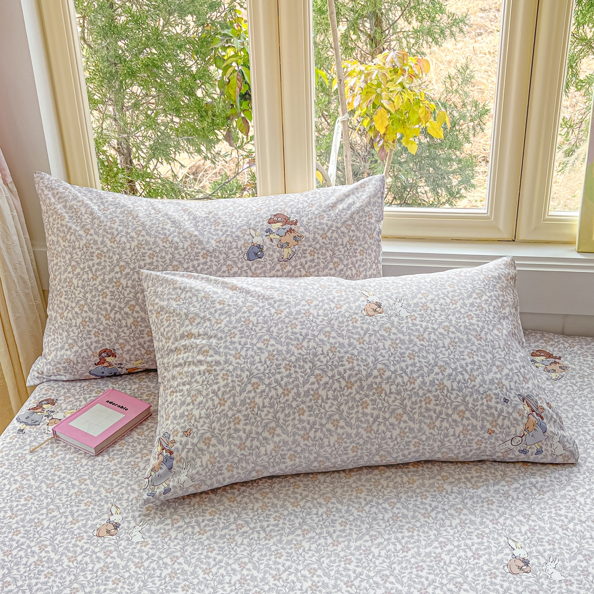 91家纺网 家纺一手货源 找家纺 （总）寻米 2026新款13070全棉纯棉印花单枕套枕套单件-风格二