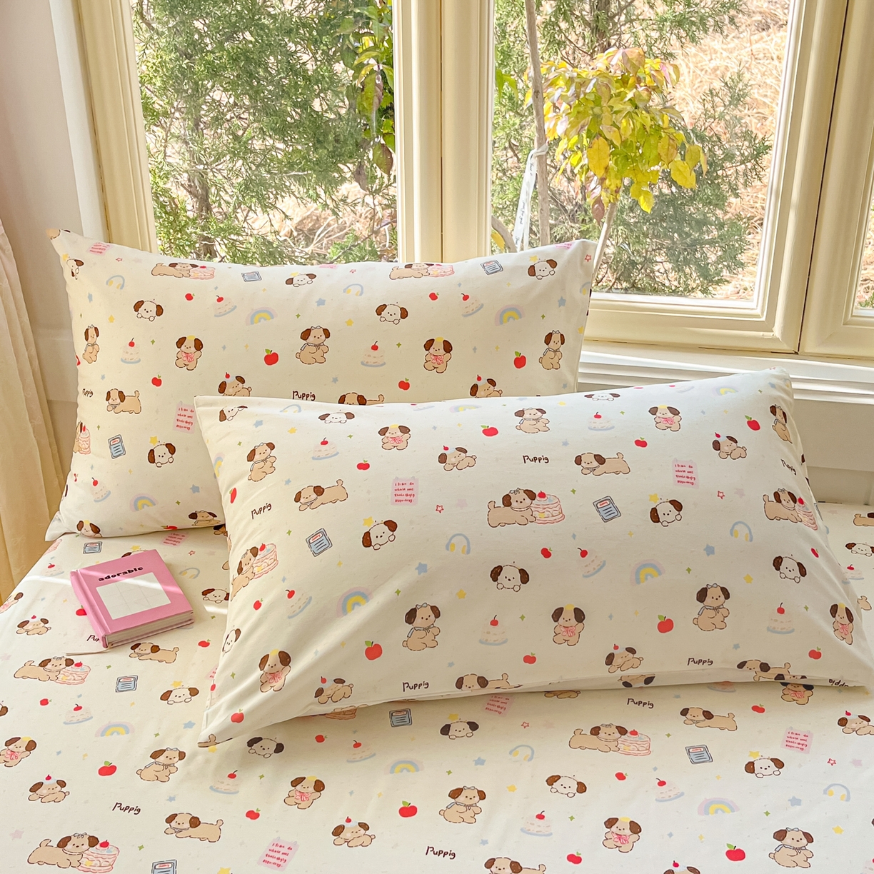 91家纺网 家纺一手货源 找家纺 （总）寻米 2026新款13070全棉纯棉印花单枕套枕套单件-风格二