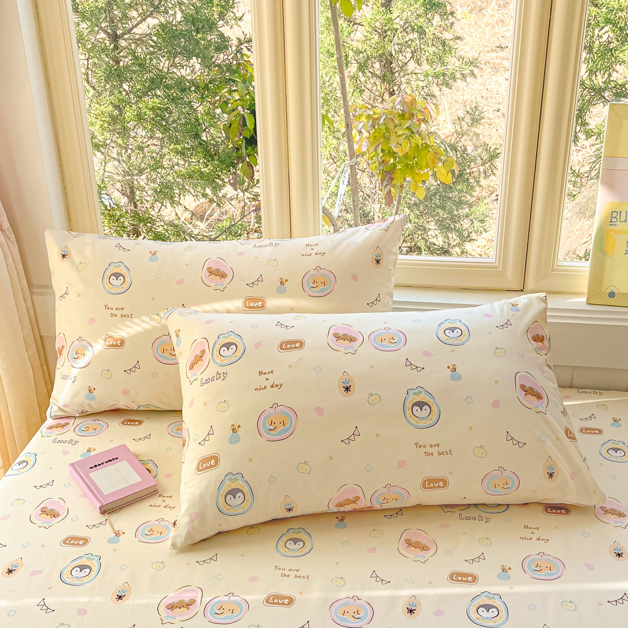 91家纺网 家纺一手货源 找家纺 （总）寻米 2026新款13070全棉纯棉印花单枕套枕套单件-风格二