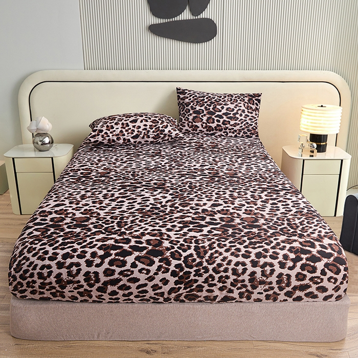 91家纺网 家纺一手货源 找家纺 柏钧家纺 2026新款85g芦荟棉外贸尺寸可定制单品床笠跨境直播床笠三件套 波斯