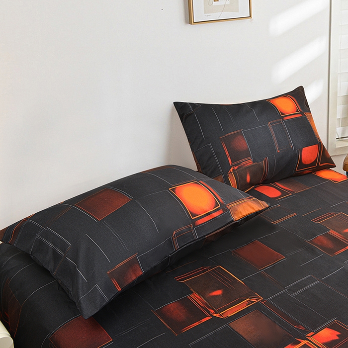 91家纺网 家纺一手货源 找家纺 柏钧家纺 2026新款85g芦荟棉外贸尺寸可定制单品床笠跨境直播床笠三件套 红色3D