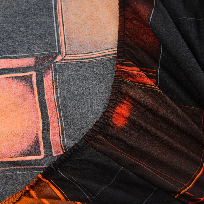 91家纺网 家纺一手货源 找家纺 柏钧家纺 2026新款85g芦荟棉外贸尺寸可定制单品床笠跨境直播床笠三件套 红色3D