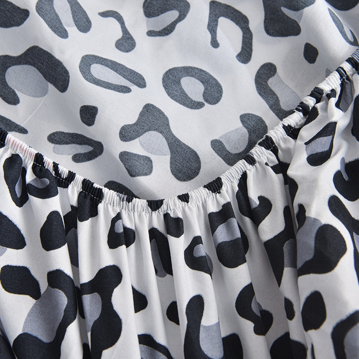 91家纺网 家纺一手货源 找家纺 柏钧家纺 2026新款85g芦荟棉外贸尺寸可定制单品床笠跨境直播床笠三件套 灰豹