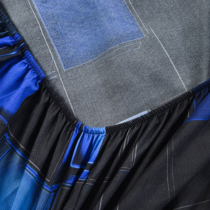 91家纺网 家纺一手货源 找家纺 柏钧家纺 2026新款85g芦荟棉外贸尺寸可定制单品床笠跨境直播床笠三件套 蓝色3D