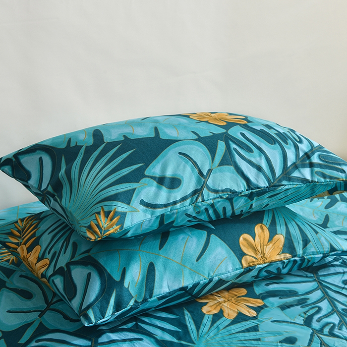 91家纺网 家纺一手货源 找家纺 柏钧家纺 2026新款85g芦荟棉外贸尺寸可定制单品床笠跨境直播床笠三件套 米夏