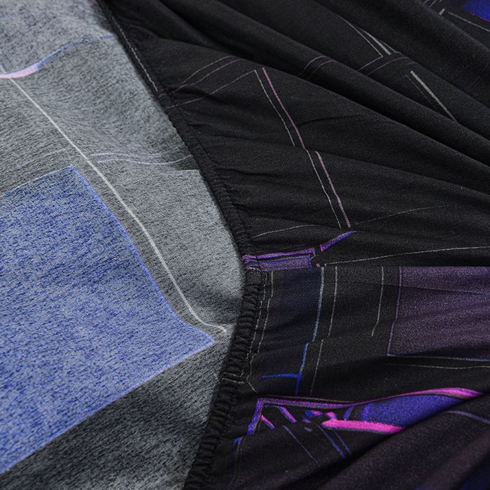 91家纺网 家纺一手货源 找家纺 柏钧家纺 2026新款85g芦荟棉外贸尺寸可定制单品床笠跨境直播床笠三件套 紫色3D