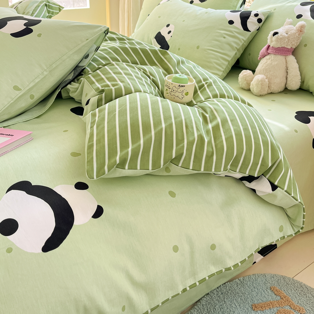 91家纺网 家纺一手货源 找家纺 （总）寻米 2026新款13070全棉纯棉印花单被套被套单件-风格二