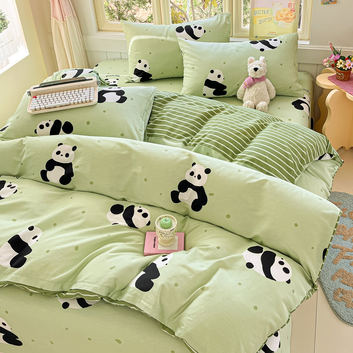 91家纺网 家纺一手货源 找家纺 （总）寻米 2026新款13070全棉纯棉印花单被套被套单件-风格二