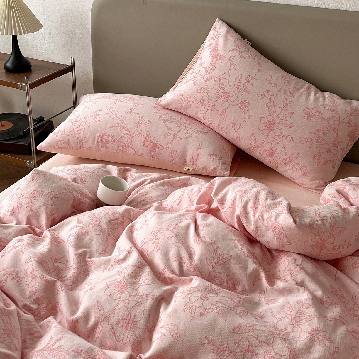 91家纺网 家纺一手货源 找家纺 （总）女子家纺 2026新款全棉纯棉色织大提花四件套