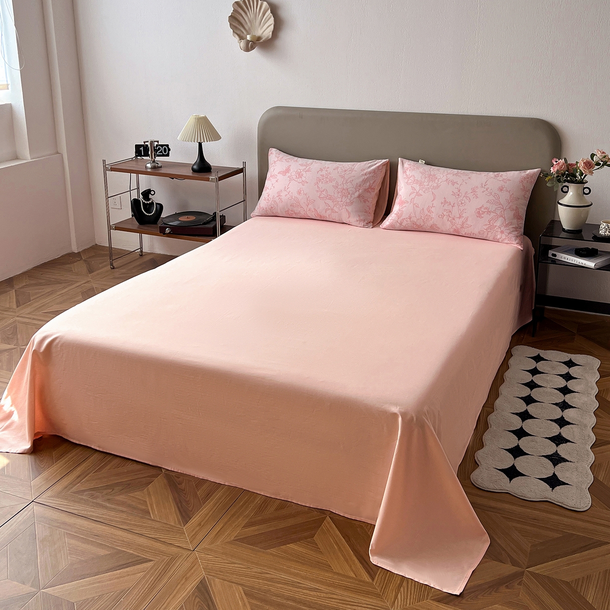 91家纺网 家纺一手货源 找家纺 （总）女子家纺 2026新款全棉纯棉色织大提花四件套