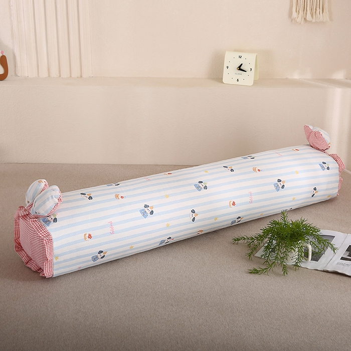 91家纺网 家纺一手货源 找家纺 蔻眠 2026全棉印花双层纱长抱枕夹腿抱枕长枕芯儿童学生成人枕头 甜品旺仔