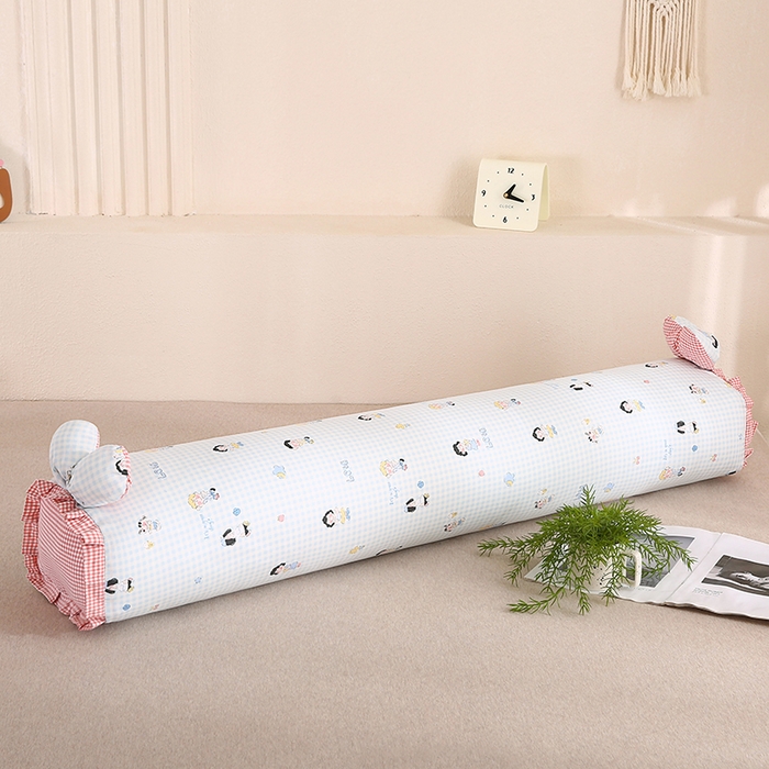 91家纺网 家纺一手货源 找家纺 蔻眠 2026全棉印花双层纱长抱枕夹腿抱枕长枕芯儿童学生成人枕头 两小无猜