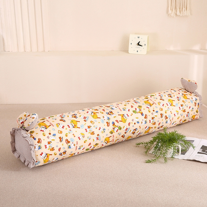 91家纺网 家纺一手货源 找家纺 蔻眠 2026全棉印花双层纱长抱枕夹腿抱枕长枕芯儿童学生成人枕头 甜系时光