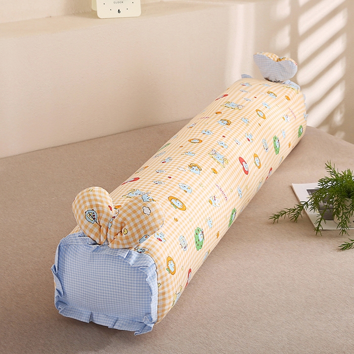 91家纺网 家纺一手货源 找家纺 蔻眠 2026全棉印花双层纱长抱枕夹腿抱枕长枕芯儿童学生成人枕头 酷儿