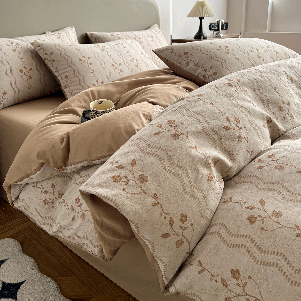 91家纺网 家纺一手货源 找家纺 （总）女子家纺 2026新款全棉纯棉色织大提花四件套