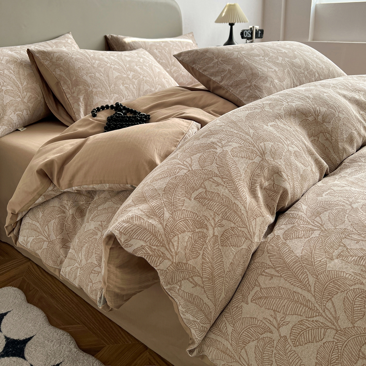 91家纺网 家纺一手货源 找家纺 （总）女子家纺 2026新款全棉纯棉色织大提花四件套