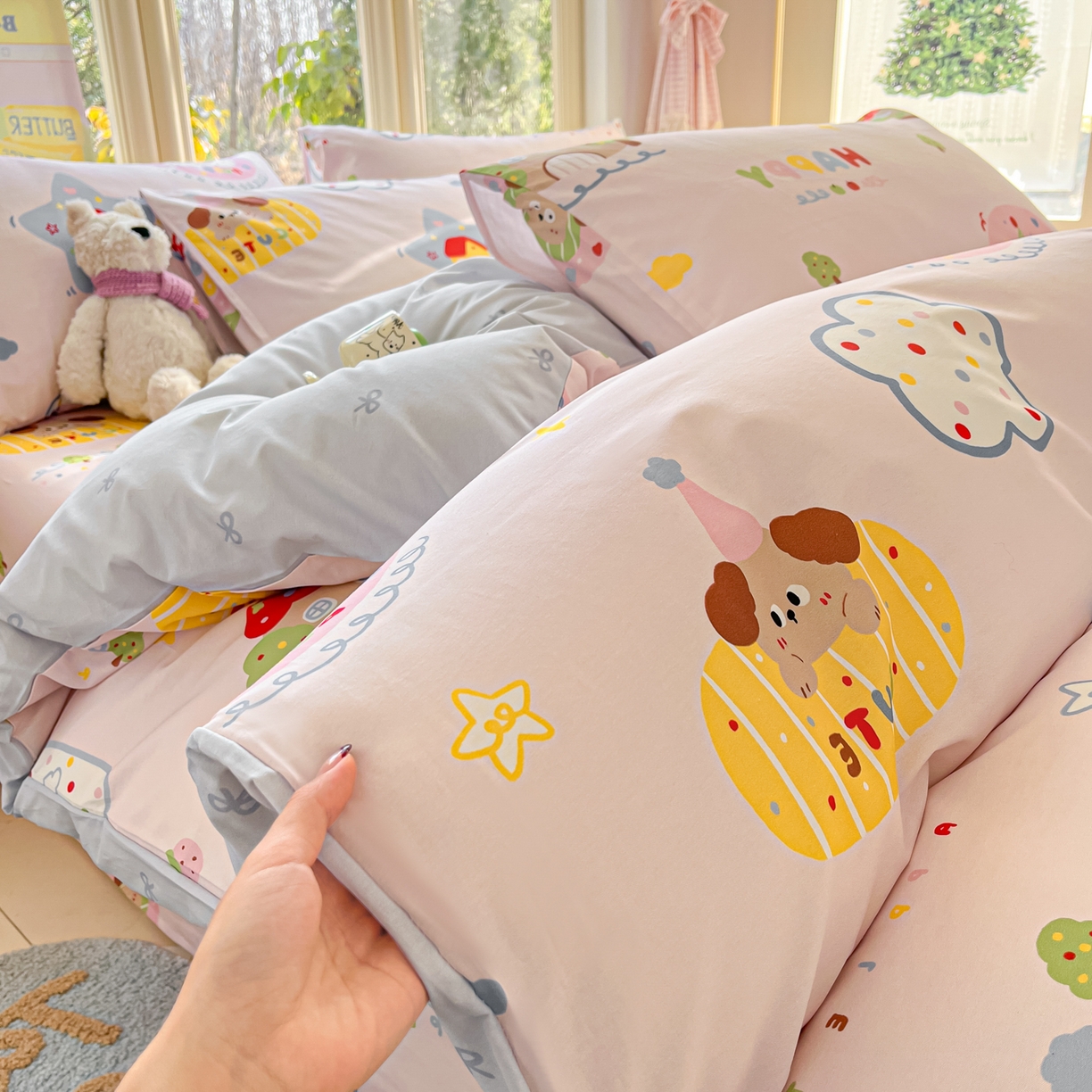 91家纺网 家纺一手货源 找家纺 （总）寻米 2026新款13070全棉纯棉印花单被套被套单件-风格二