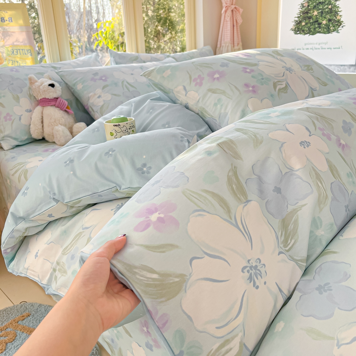 91家纺网 家纺一手货源 找家纺 （总）寻米 2026新款13070全棉纯棉印花单被套被套单件-风格二