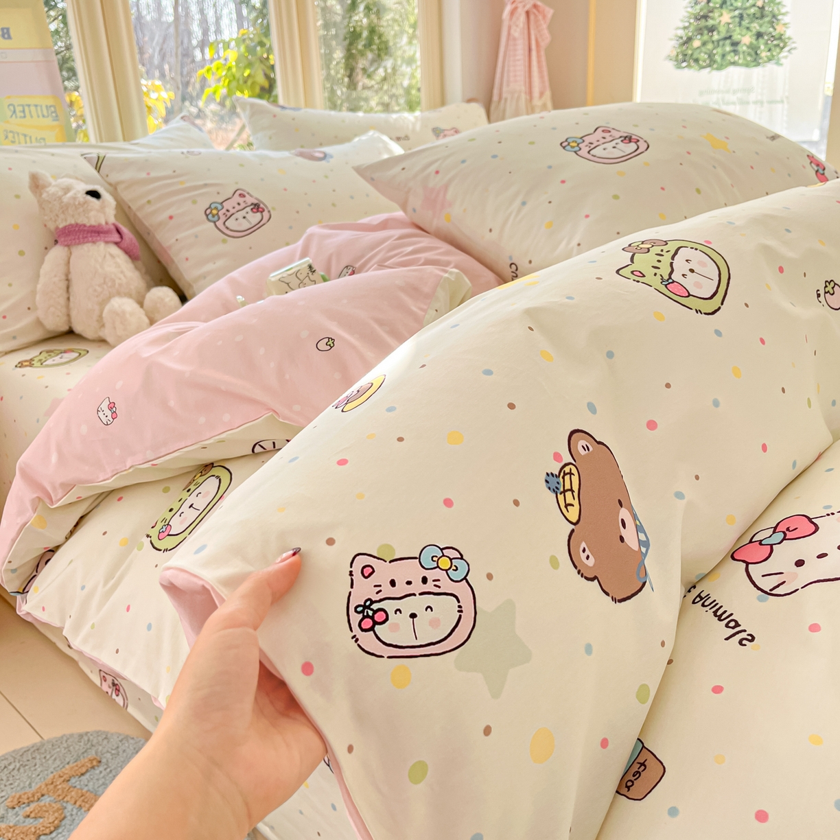 91家纺网 家纺一手货源 找家纺 （总）寻米 2026新款13070全棉纯棉印花单被套被套单件-风格二