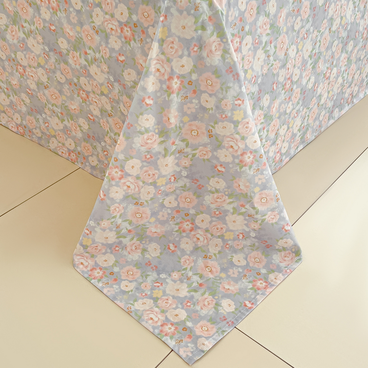 91家纺网 家纺一手货源 找家纺 寻米 2026新款13070全棉纯棉印花单被套被套单件-风格二 繁花-粉