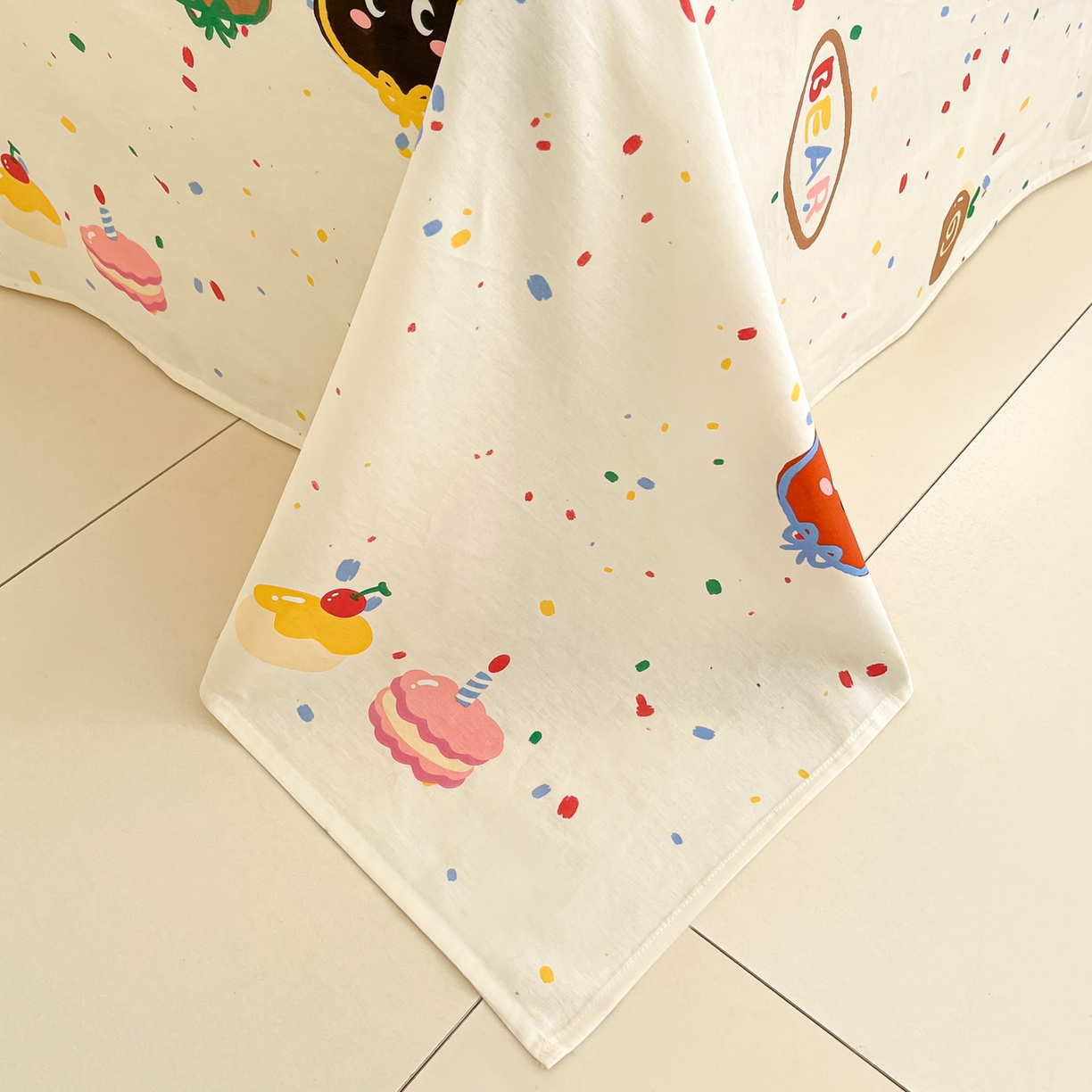 91家纺网 家纺一手货源 找家纺 寻米 2026新款13070全棉纯棉印花单被套被套单件-风格二 快乐熊仔