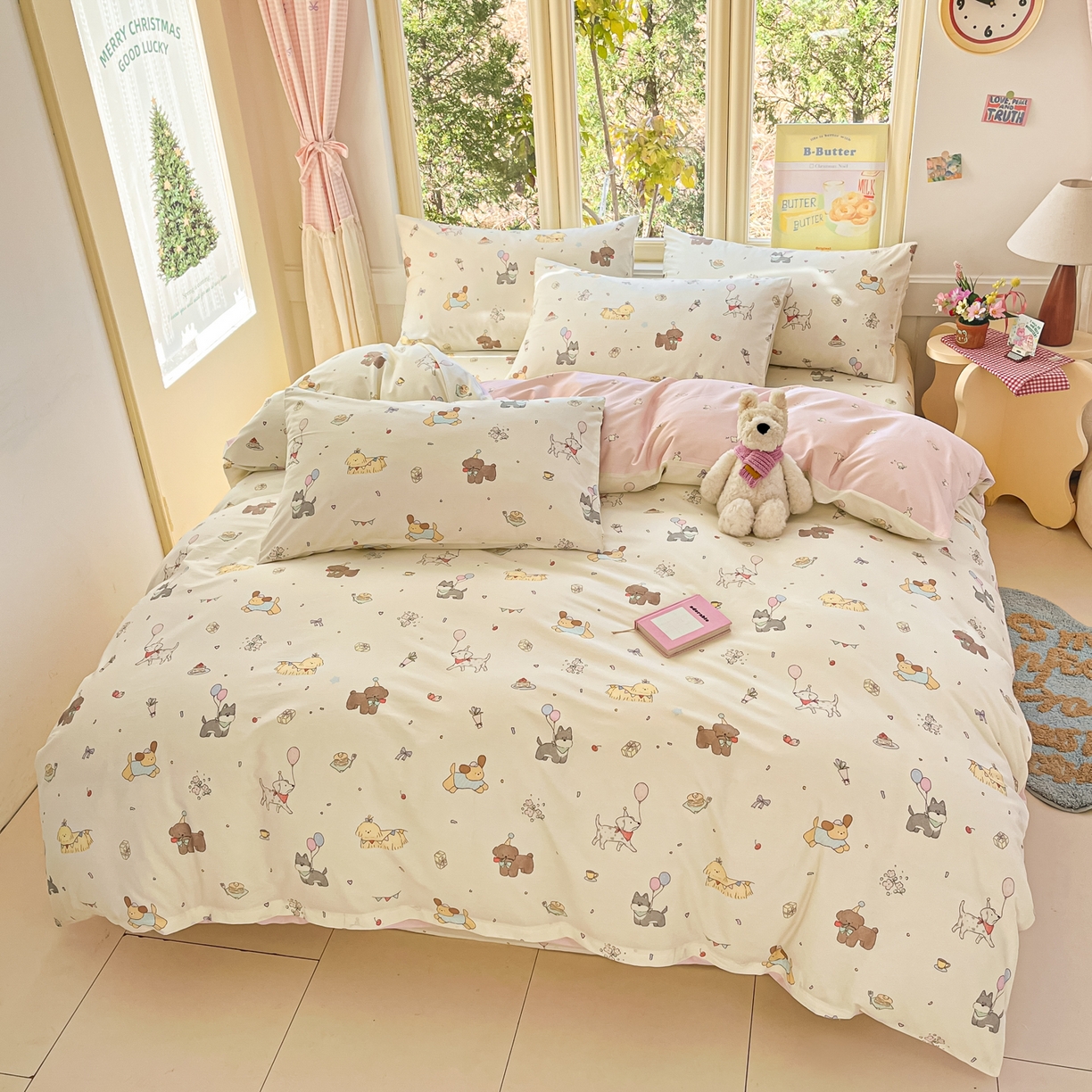 91家纺网 家纺一手货源 找家纺 寻米 2026新款13070全棉纯棉印花单被套被套单件-风格二 查理和小伙伴