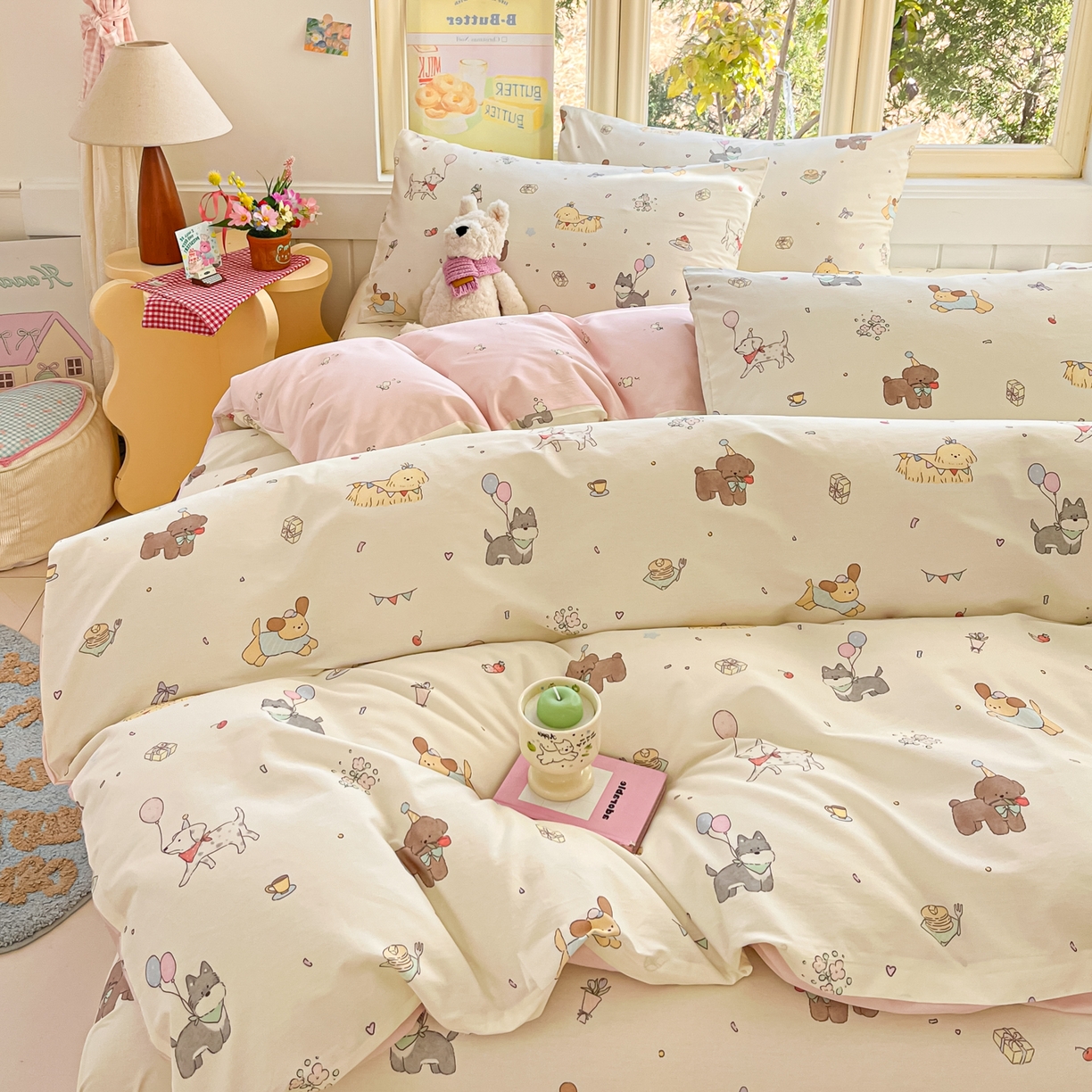 91家纺网 家纺一手货源 找家纺 寻米 2026新款13070全棉纯棉印花单被套被套单件-风格二 查理和小伙伴