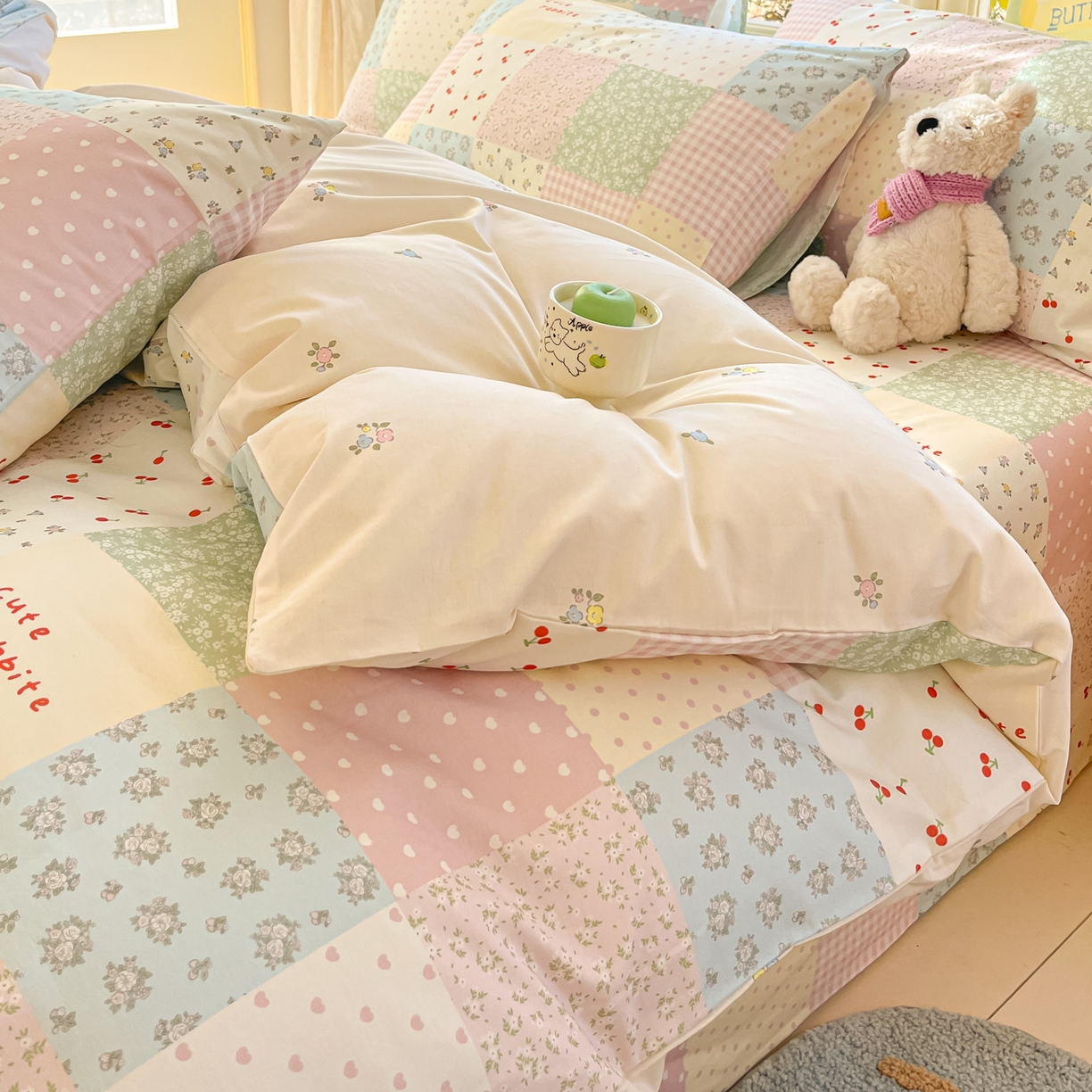 91家纺网 家纺一手货源 找家纺 寻米 2026新款13070全棉纯棉印花单被套被套单件-风格二 美式田园