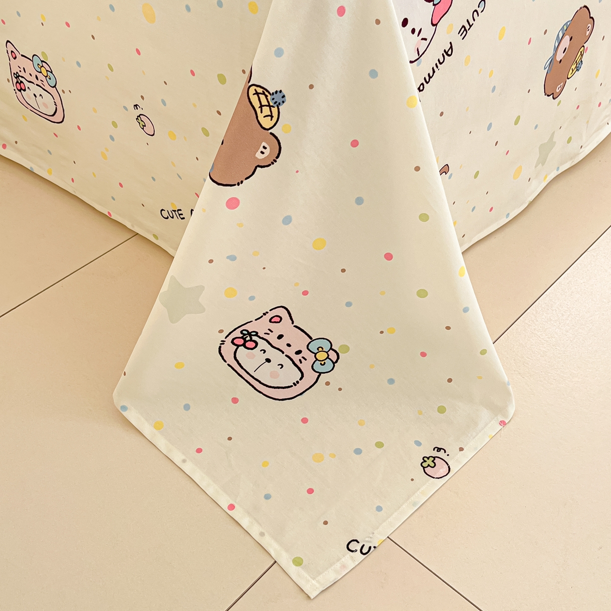 91家纺网 家纺一手货源 找家纺 寻米 2026新款13070全棉纯棉印花单被套被套单件-风格二 甜豆星球