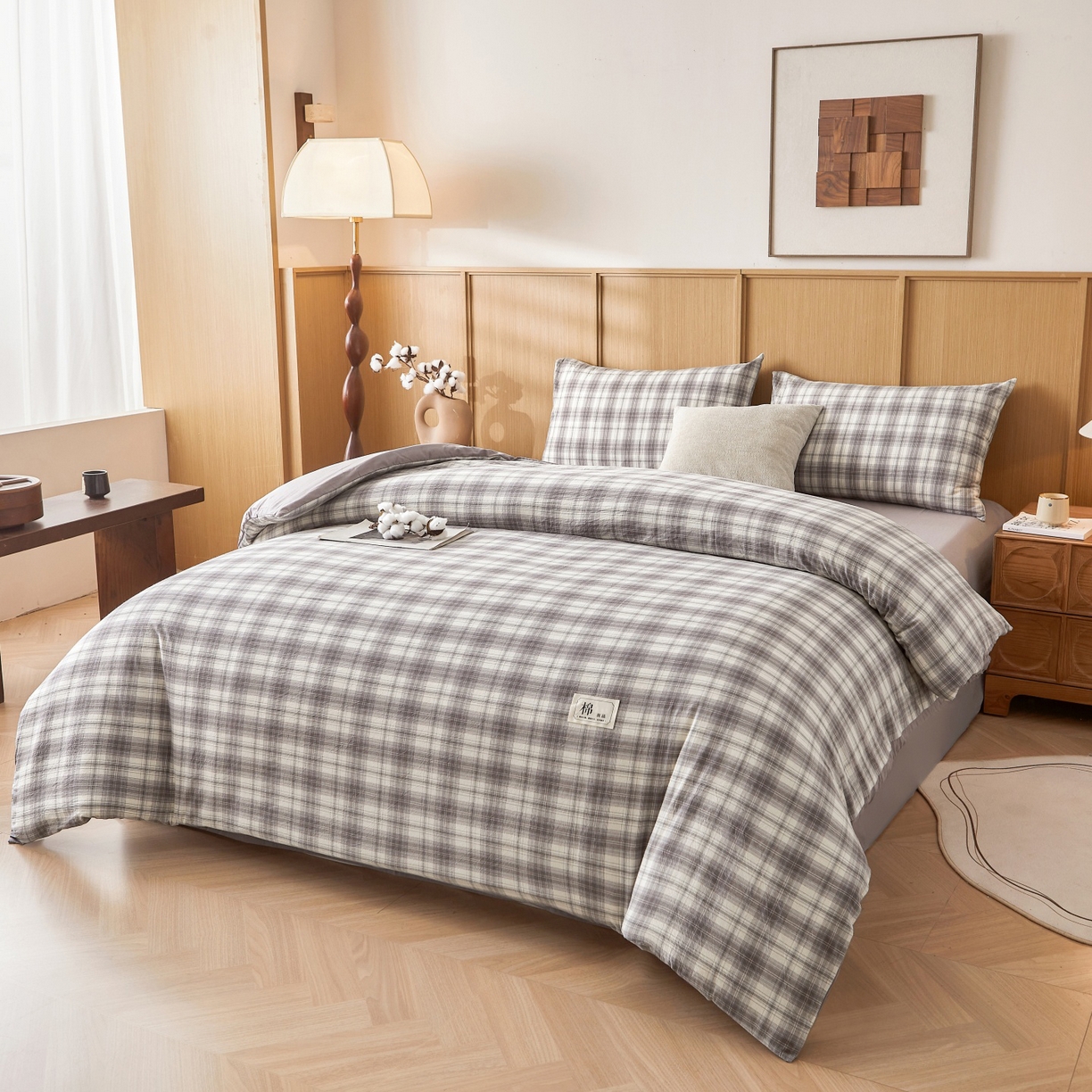 91家纺网 家纺一手货源 找家纺 鑫佰利 2026新款A类水洗棉可拆洗新疆棉花被被子被芯 简易生活