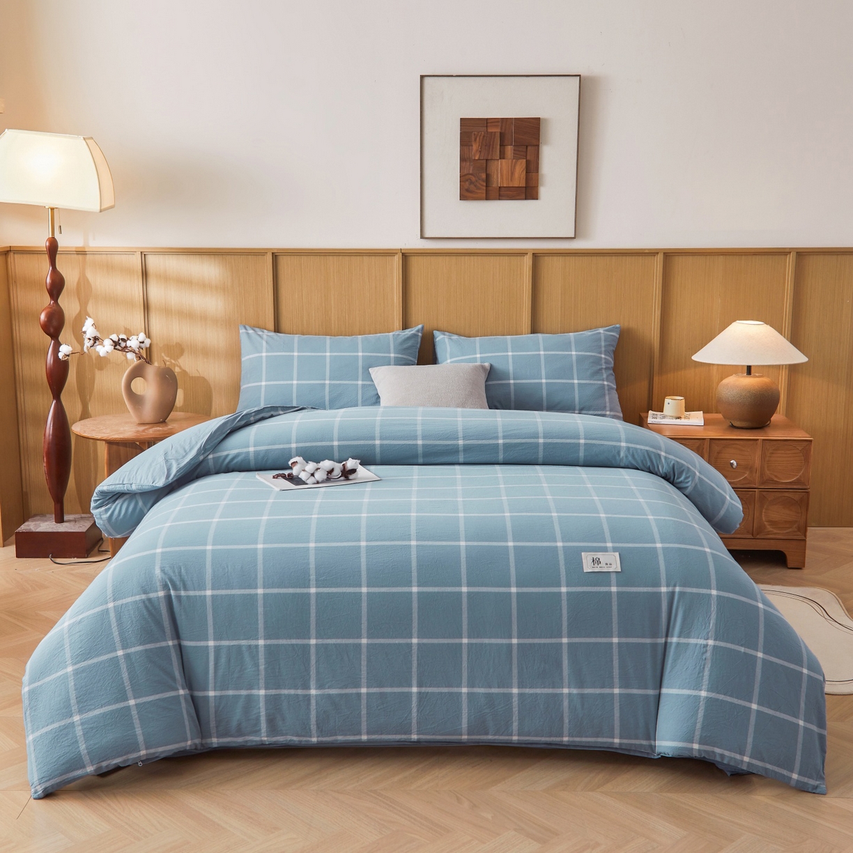 91家纺网 家纺一手货源 找家纺 鑫佰利 2026新款A类水洗棉可拆洗新疆棉花被被子被芯 马卡龙