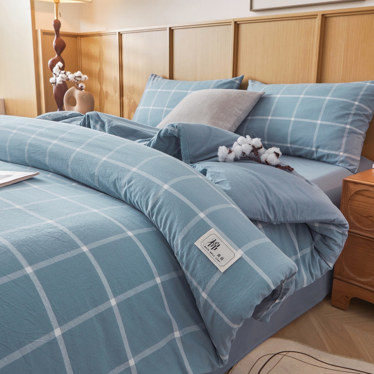 91家纺网 家纺一手货源 找家纺 鑫佰利 2026新款A类水洗棉可拆洗新疆棉花被被子被芯 马卡龙