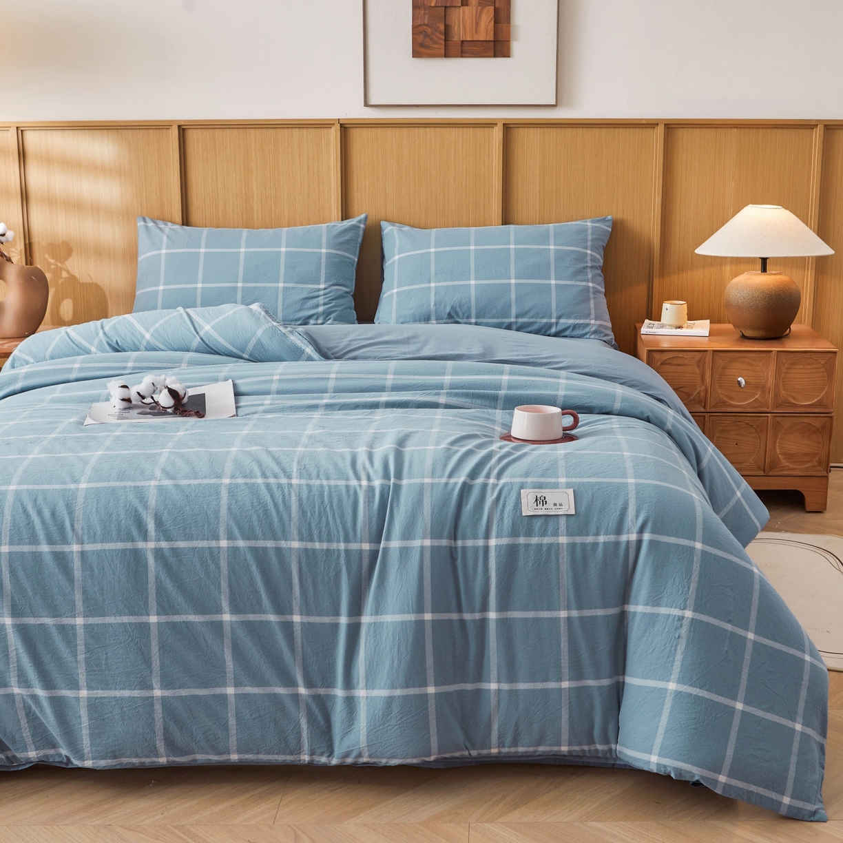 91家纺网 家纺一手货源 找家纺 鑫佰利 2026新款A类水洗棉可拆洗新疆棉花被被子被芯 马卡龙