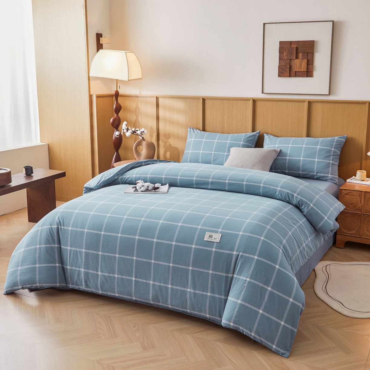 91家纺网 家纺一手货源 找家纺 鑫佰利 2026新款A类水洗棉可拆洗新疆棉花被被子被芯 马卡龙