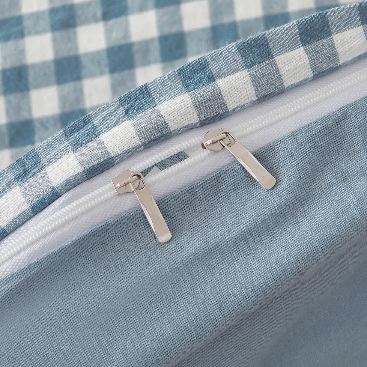 91家纺网 家纺一手货源 找家纺 鑫佰利 2026新款A类水洗棉可拆洗新疆棉花被被子被芯 蓝小格