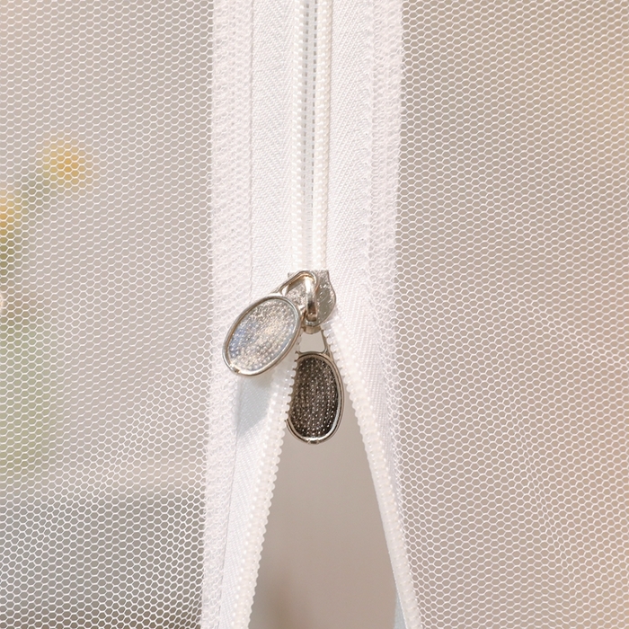 91家纺网 家纺一手货源 找家纺 千逸虹 2026新款卡通加密加大全底坐床遮光防摔回底蚊帐 春天约会-回底