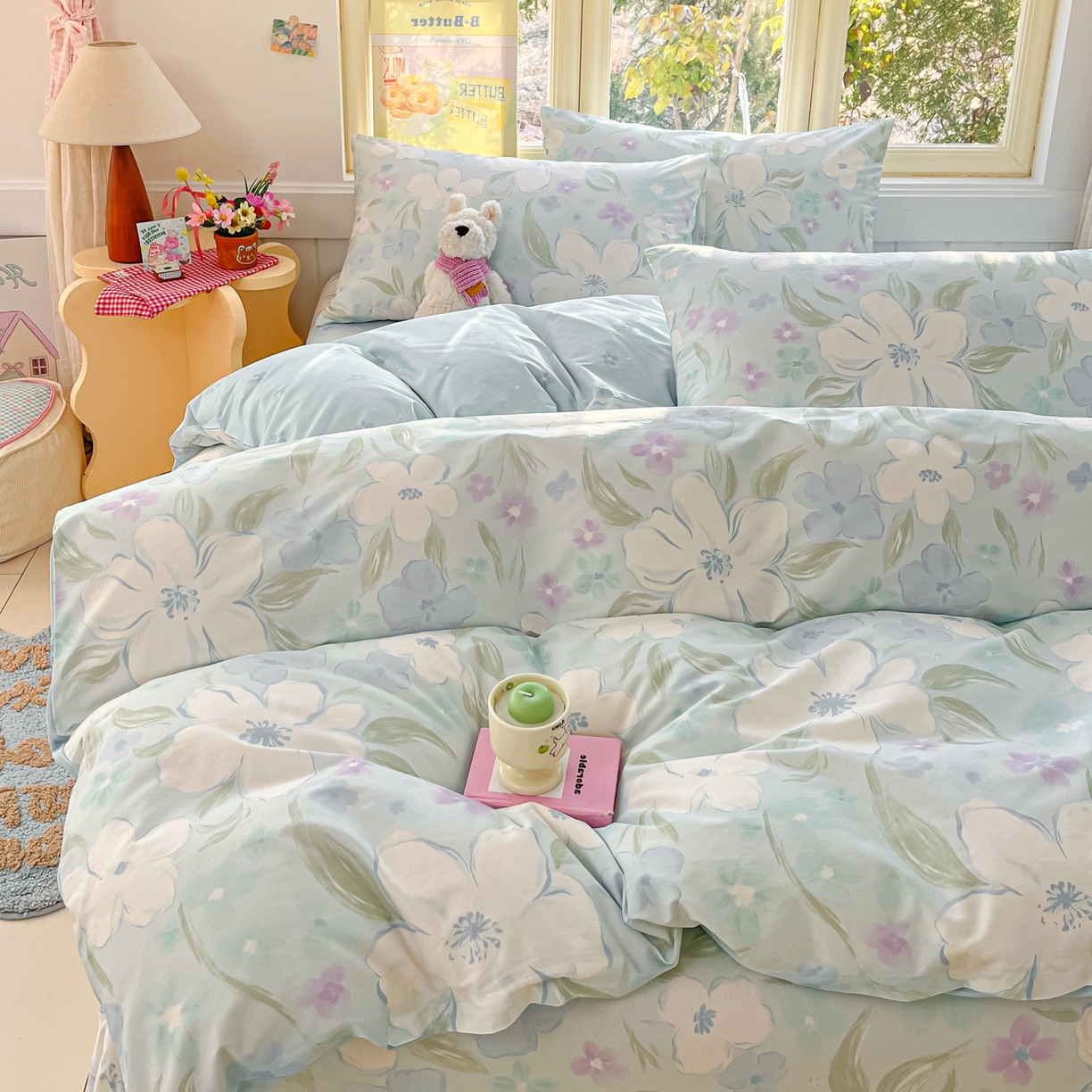 91家纺网 家纺一手货源 找家纺 （总）寻米 2026新款13070全棉纯棉印花单床笠床笠单件-风格二