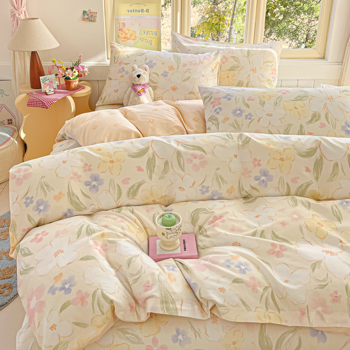 91家纺网 家纺一手货源 找家纺 （总）寻米 2026新款13070全棉纯棉印花单床笠床笠单件-风格二