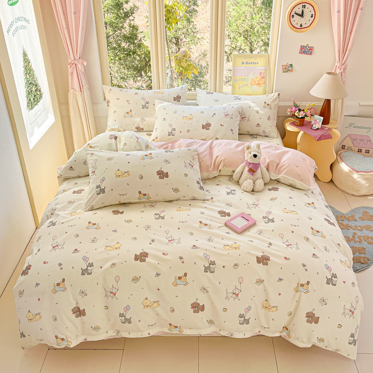 91家纺网 家纺一手货源 找家纺 寻米 2026新款13070全棉纯棉印花单床笠床笠单件-风格二 查理和小伙伴